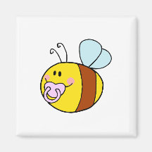 Bee Bees Bug Bugs Insect Cute Cartoon Animal Refrigerator Magnet
