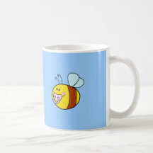 Bee Bees Bug Bugs Insect Cute Cartoon Animal Coffee Mug