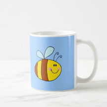 Bee Bees Bug Bugs Insect Cute Cartoon Animal Coffee Mug