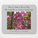 Bee being Bee ~ poetry mousepads by cimmonz Bee being Bee ~ poetry mousepads