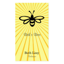Bee Burst Business Cards