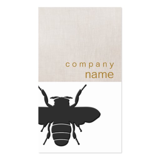 Bee Business Card (front side)