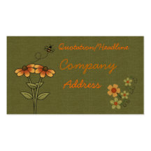 bee business card