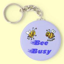 Bee busy keychains