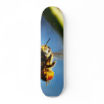 Bee Buzzing Around The Lemon Tree On My Balcony Custom Skate Board