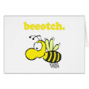 Bee Card by Dustbuster Bee Card