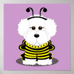 "BEE"chon Bichon Frise Halloween Posters