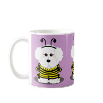 "Bee"chon Halloween Bichon Frise Bumble Bee Coffee Mug