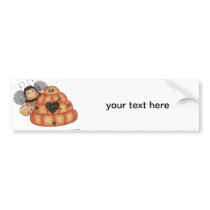 BEE CLOCK BUMPER STICKERS