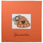Bee clock cloth napkins