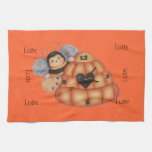 Bee clock towels