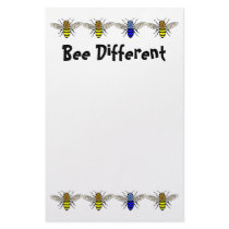 Bee Different Custom Stationery