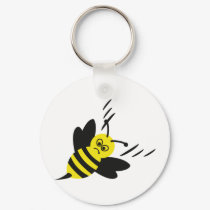 bee flight marks icon keychains