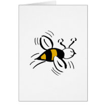 Bee Free Honey and Black Card