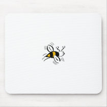 Bee Free Honey and Black - Mousepads