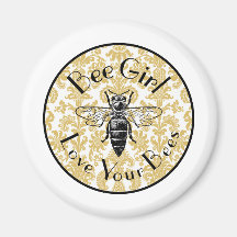 Bee Girl Magnet