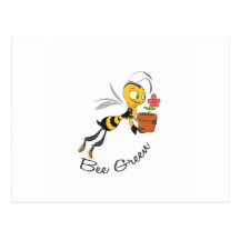 Bee Green Post Card