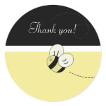 BEE HAPPY Bumble Bee Favor Stickers