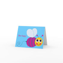 Bee Happy Bumblebee Notecard by creatingmybestlife Bee Happy Bumblebee Notecard
