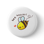 Bee Happy! Pinback Buttons