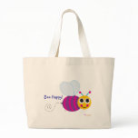 "Bee Happy" Classic Bee Tote Bag