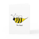 Bee Happy Greeting Card