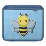 Bee Happy iPad Sleeve Blue Version