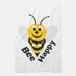 Bee Happy kitchen towels