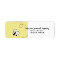 BEE HAPPY PRINTABLE ADDRESS LABELS