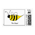 Bee Happy Stamp