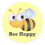 Bee Happy Stickers
