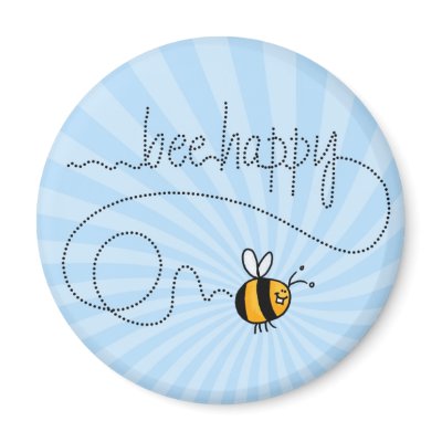 bee happy trail magnet by cfkaatje