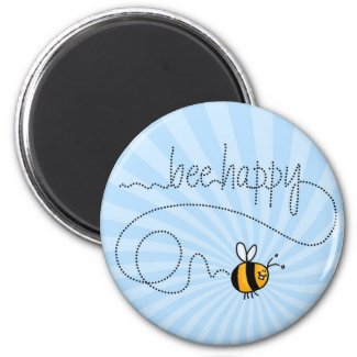 bee happy trail magnet