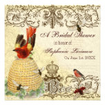 Bee Happy Vintage, Bridal Shower Invitation Invite