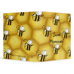 Bee Honeycomb collage Binders