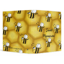 Bee Honeycomb collage Binders