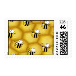 Bee Honeycomb collage Stamp