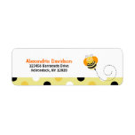 Bee Hop Bumble Bee Custom Address Labels - Dot