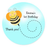 BEE HOP ROUND Bumblebee Favor Stickers