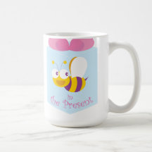 Bee in the Present Coffee Mugs
