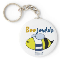 "Bee Jewish" Keychains
