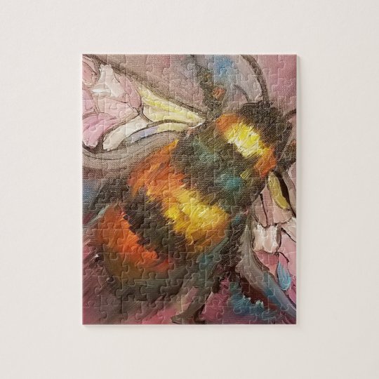 Bee Jigsaw Puzzle Zazzle