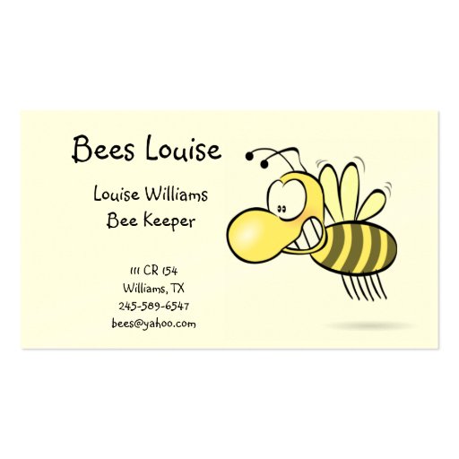 Bee Keeper Business Card