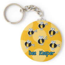 bee keeper keychain