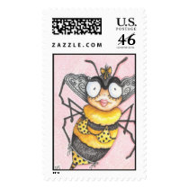"Bee-Kini" Bumble Bee Postage Stamp! by DawnyBelle "Bee-Kini" Bumble Bee Postage Stamp!