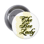 bee lady buttons