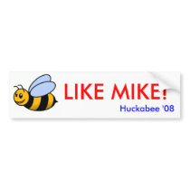 Bee Like Mike bumper stickers