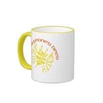 Bee-logo mugs by persephones Bee-logo mugs