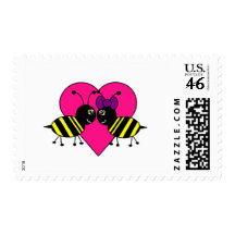 Bee Love Postage Stamps