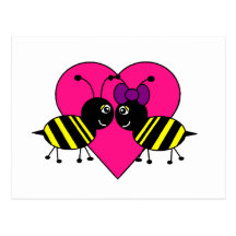 Bee Love Postcard